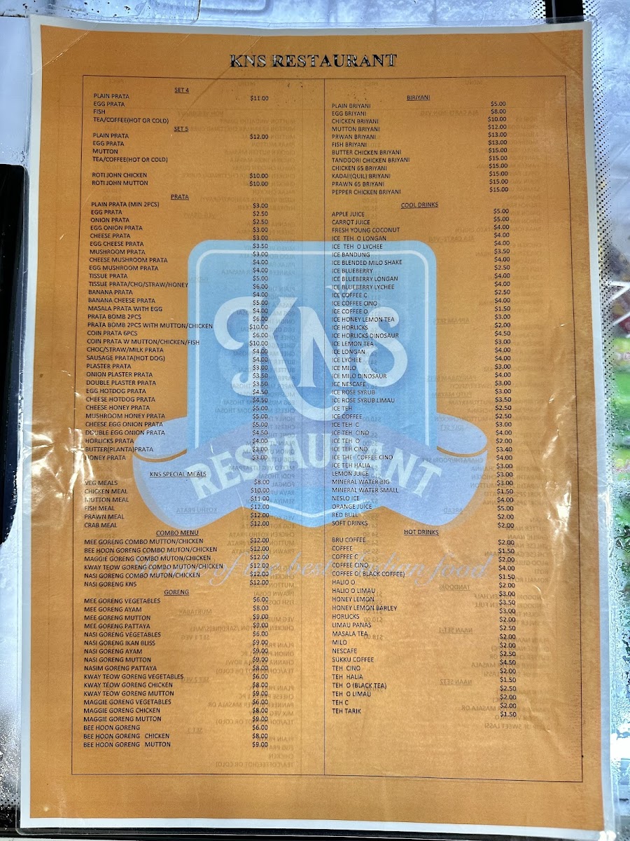 Menu Kns Restaurant-1